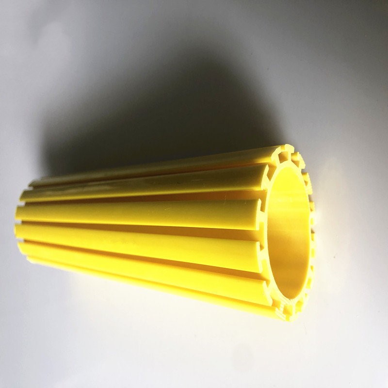 العرف النتوء بولي كلوريد الفينيل الشخصي الأنابيب البلاستيكية أنبوب الملف الشخصي لفتحة انزلاق دعم المصاصة