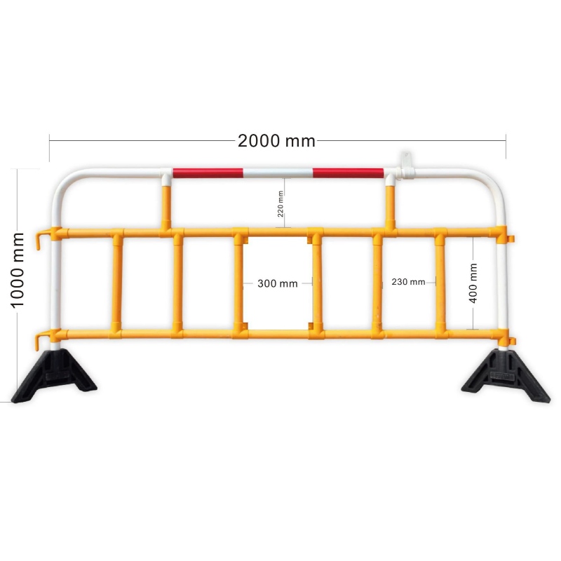 Barrera de tráfico فالا دي كونترول دي الجماهير Barrera SEPARADOR DE CARRETERA APILABLE