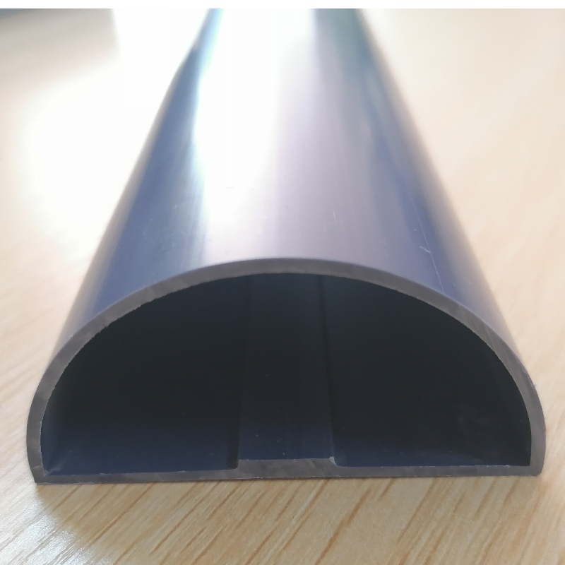 بيند بولي كلوريد الفينيل البلاستيك نوع الأخدود نصف جولة أنبوب الباب شريط