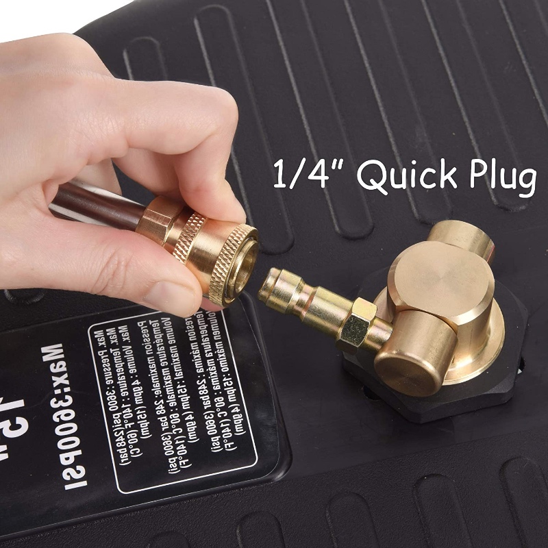 مرفق منظف أسطح الغسالة الكهربائية مع 1\/4 موصل سريع