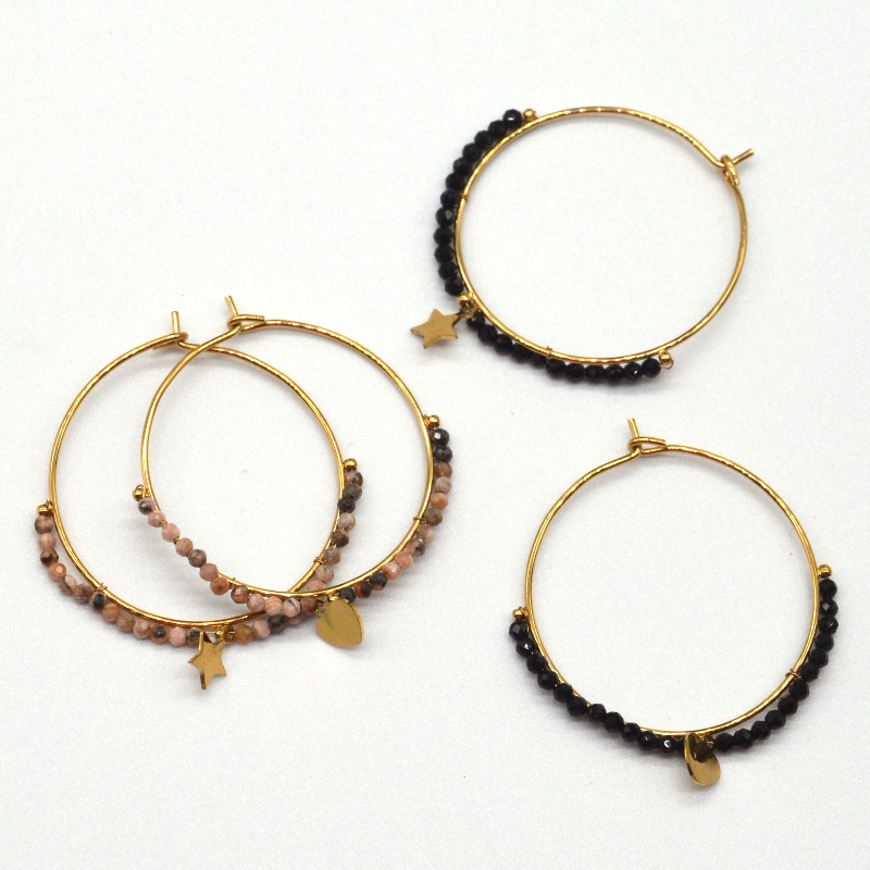 الأقراط المستديرة ، ارتداء الخرز ، النمط العرقي ، الرجعية ، النمط البوهيمي ، الأقراط الدائرية ، النمط النسائي ، النمط البوهيمي ال...