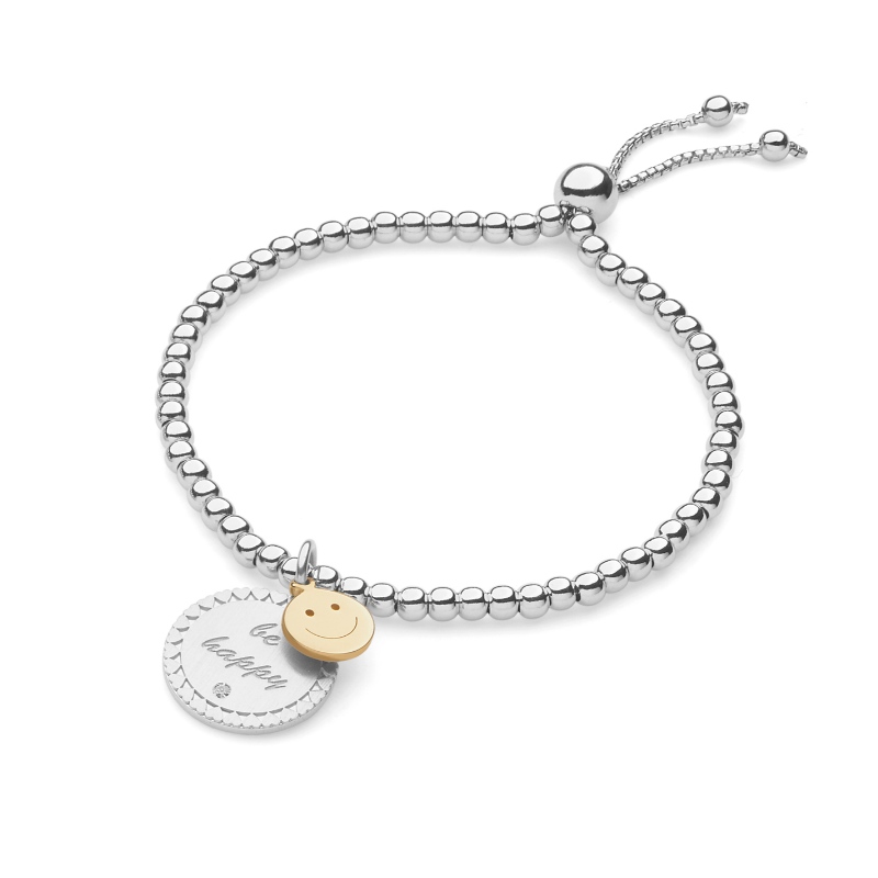 المرأة الأوروبية والأمريكية نمط لطيف بسيط الوجه المبتسم الفولاذ المقاوم للصدأ المشبك المنقولة سوار الصين Ruifanbao Jewelry Factory