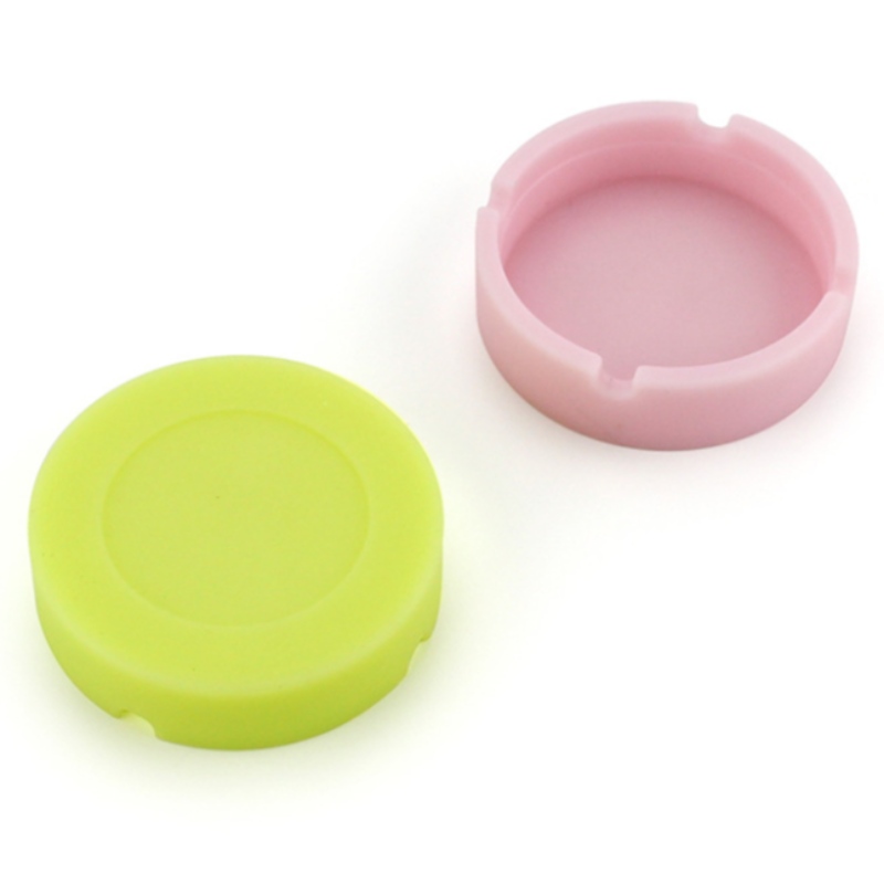 منفضة سجائر مضيئة مستديرة