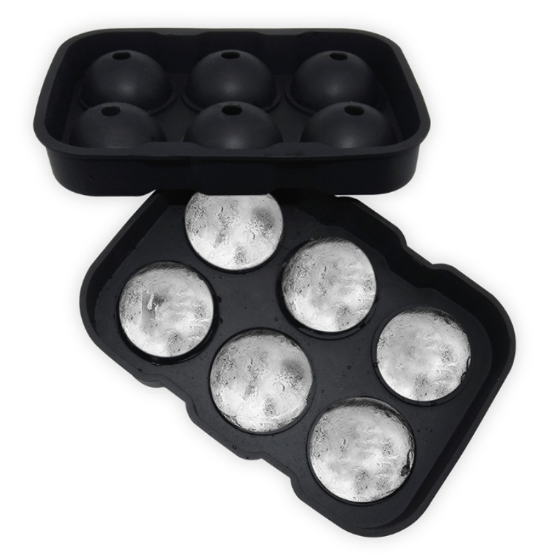 نموذج جليد خاص لـ 10 ألوان موضعية ويسكي 6 ثقوب قالب هوكي الجليد صانع جليد مقاوم للماء