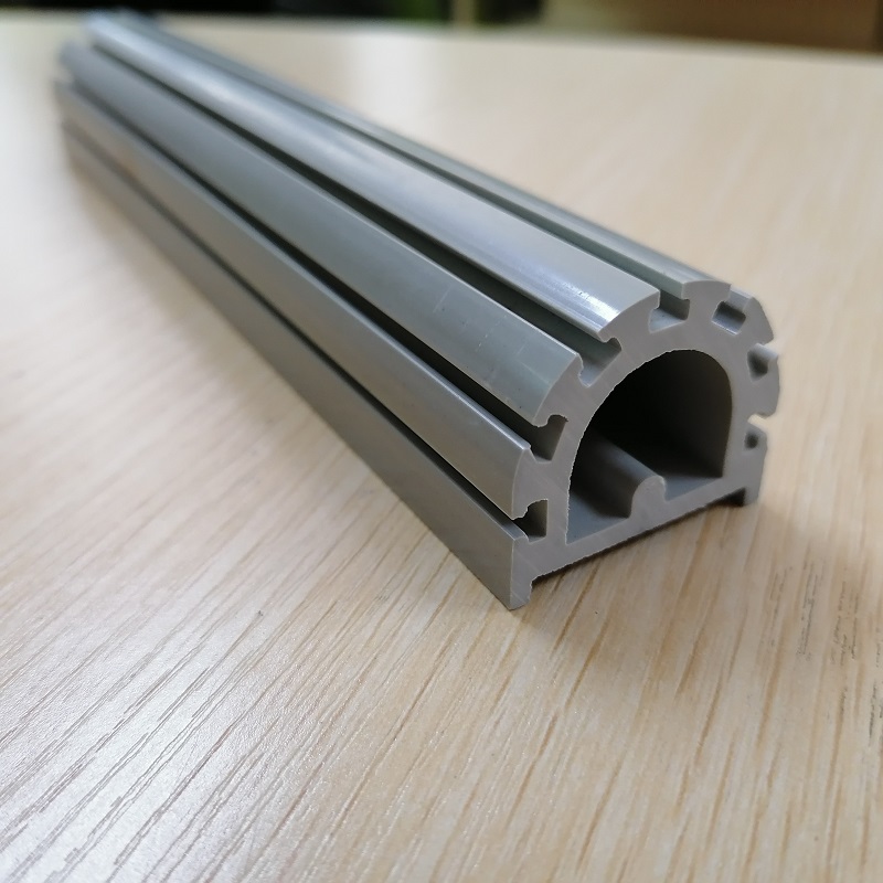 غير قياسي مصنوع حسب الطلب PVC الشخصي مصنع ملف تعريف صناعة PVC ملف تعريف شكل D.