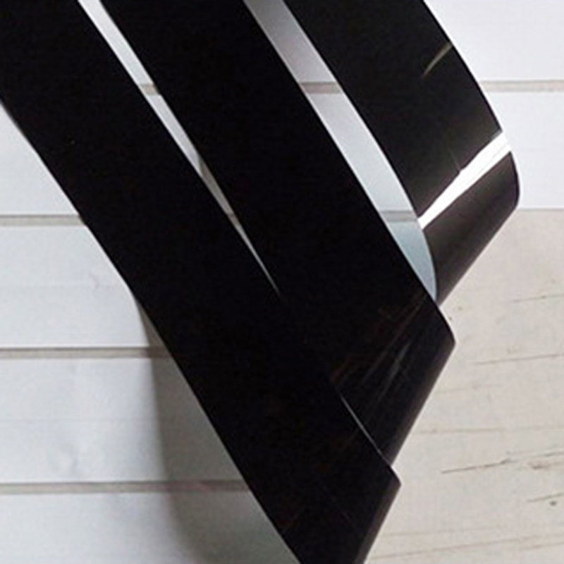 توريد شريط تظليل مقاوم لدرجة الحرارة العالية ، شريط أبيض وأسود مطلي على الوجهين من مادة PET ، شريط على الوجهين للمنتجات الإلكترونية