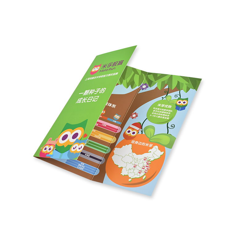 نشرة إعلانية ثلاثية الطيات (خاصة)