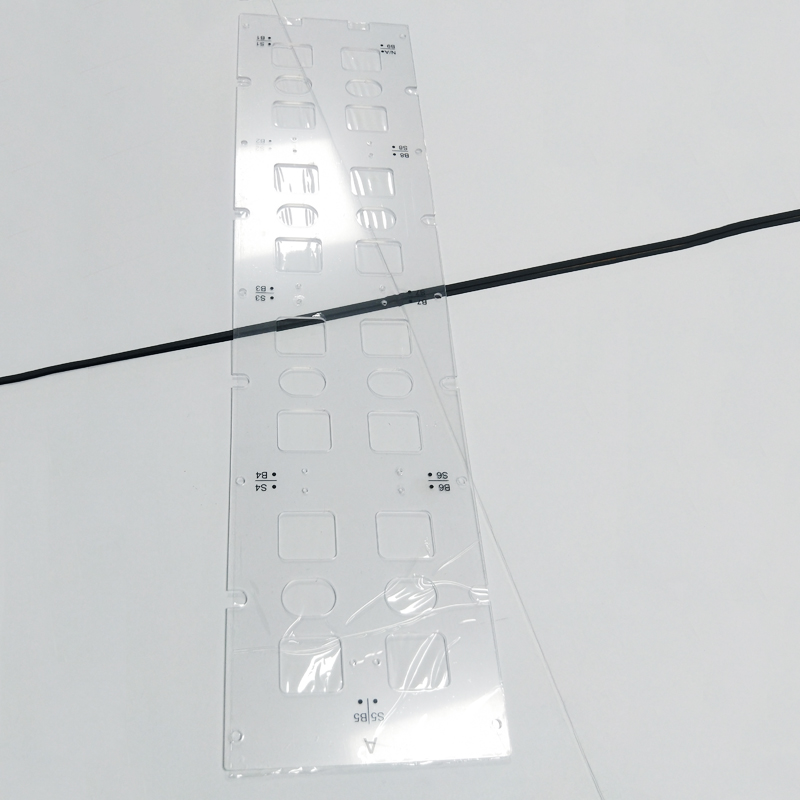 BOPU بالجملة غطاء عزل البطارية 3.1mmpc غطاء وحدة البطارية السلطة شفافة