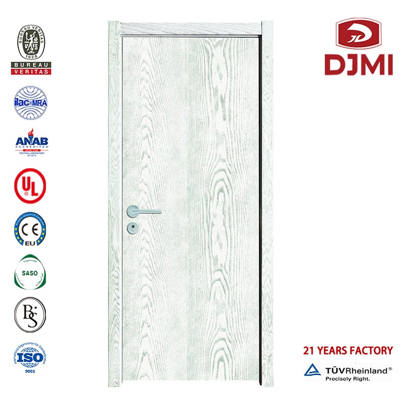 خشبي رخيص مع شهادة Inter Wood Doors Hotel Timber Fire Door إعدادات جديدة إثبات دافق جيد الجودة فندق Wood Fire Fighting Door