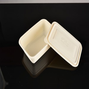 عالية الجودة قابلة للتحلل سماد نشا الذرة مربع الغداء