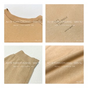 سهل تصميم بسيط جدا جولة الرقبة نمط الخياطة الأكمام عارضة القطن والكتان حجم كبير 12711 العرف سترة