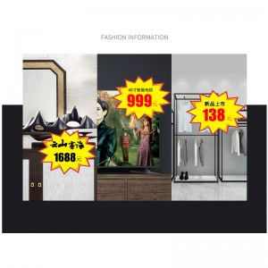 tmj-pp-718 سوبر ماركت متجر بيع بالتجزئة ملصقات بالجملة ورقة مكتوبة بخط اليد الأسعار تسميات بطاقات مخصصة البوب