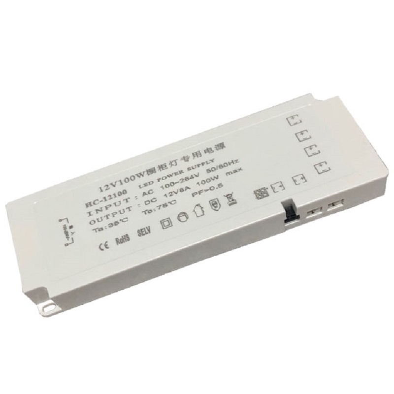 مصنع تصنيع المعدات الأصلية أوديإم العاصمة الجهد المستمر 12V 100W سائق الصمام مصباح المغناطيسي شفط امدادات الطاقة