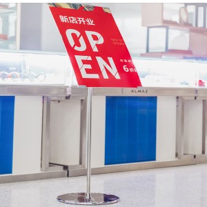 TMJ PP-557 ملصق خارجي رخيص نشمر عن لافتة إطار عرض إعلاني