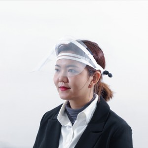 موضة جديدة لمكافحة الضباب كامل واضح ملون ملون قابل للتعديل درع الوجه البلاستيك