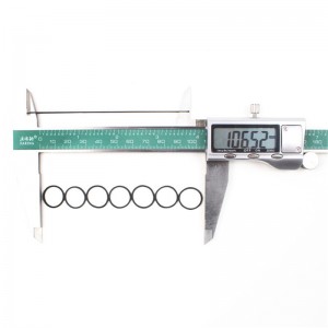 بقعة قطرها بالجملة 0.8 بوصة أسود شريط مطاطي مطاط عالي القابل للتصرف يمكن التخلص منه