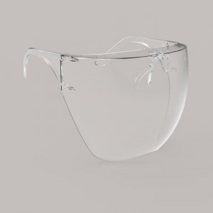 مكافحة الضباب معدات السلامة عزل مخصص البلاستيك بلوك درع الوجه