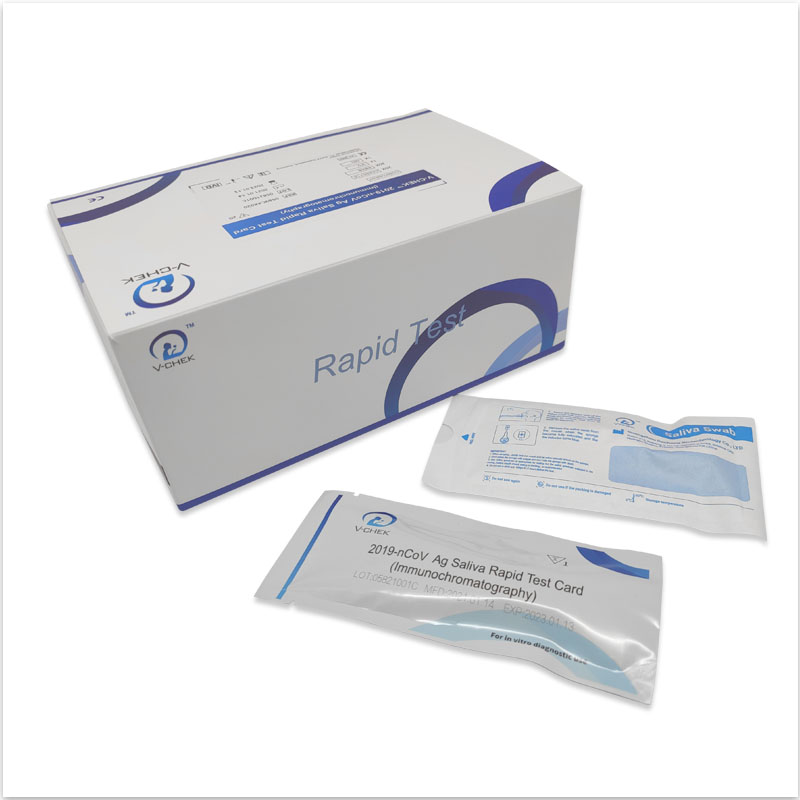 v-chek المحدودةعناصر2019 نكوف جي اللعاب الكشف السريع بطاقة Immunochromatography
