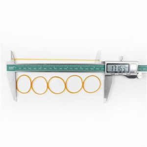 بقعة الجملة الصفراء شفافة عالية المرونة التقليدية السلامة وحماية البيئة الشريط المطاطي الزراعي