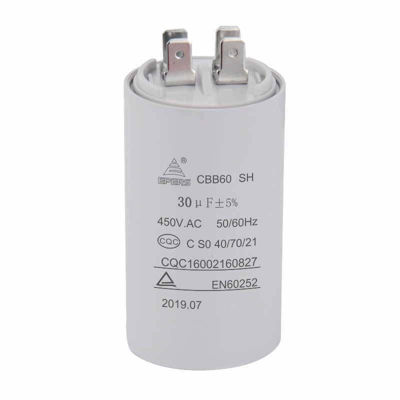450VAC 30UF 50/60HZ C S0 40/70/21 CQC CBB60 مكثف