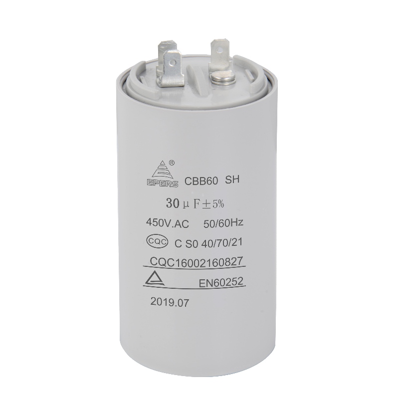 450VAC 30UF 50/60HZ C S0 40/70/21 CQC CBB60 مكثف