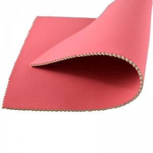 الصديقة للبيئة النسيج للماء المطاط البوليستر الكلوروبين النيوبرين حزام إلى حقيبة سموحة التجميل ليكرا نايلون دنة النسيج