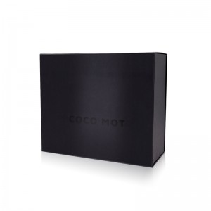 عيد الميلاد تعزيز مخصص جامدة طي المغناطيس رفرف رفرف حزمة علبة مربع هدية المغناطيسي مع شعار