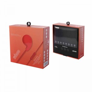 تصميم تصميم جديد وقاعدة مربع التعبئة والتغليف مربع لملحقات الهاتف المستخدمة