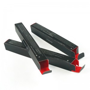 حار بيع مخصص الطباعة صغيرة أحمر الشفاه مجموعة قابلة للطي ورقة الشفاه ملمع مربع التعبئة والتغليف