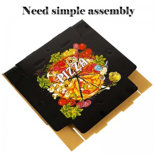 رخيصة مخصص شعار الطباعة تصميم ورقة البيتزا مربع