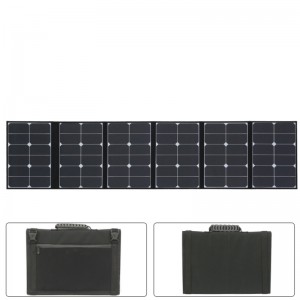 التمويه اللون 120 واط قابلة للطي حقيبة شمسية بطانية للطاقة الشمسية للتخييم وسقف اليخوت
