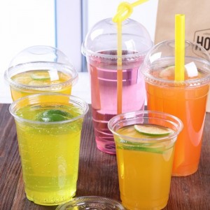 BiodeGraadable Clarable Pla Cup Clear Cup with Lid
