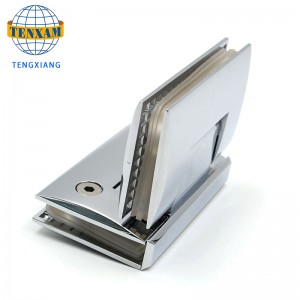 سبائك الزنك/stainless الصلب 135 درجة دش المفصلي لغرفة الاستحمام مقطع الباب زجاج الباب