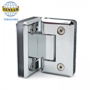 أفضل بيع 90 درجة الزجاج للزجاج دش باب المحور المفصلي