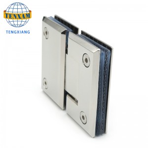 180 درجة دش الشاشة المفصلي لغرفة الاستحمام تجهيزات الأجهزة الزجاجية