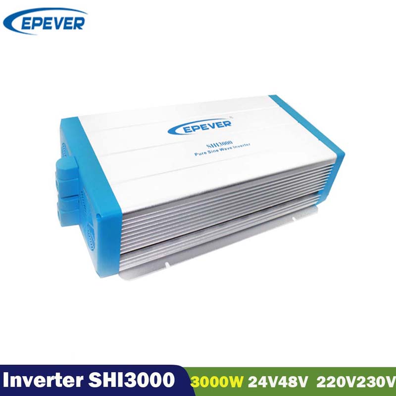 Epever شي 3000W شحنة الشمسية العاكس 24V48VDC 220V230VAC قبالة الشبكة خيوط موجة جيبية العاكس 50HZ 60HZ التبديل SPWM Tech Inversor
