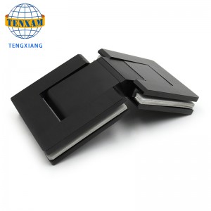 حار بيع 135 درجة 304 SS ماتي الأسود دش الأبواب الزجاج مفصلات