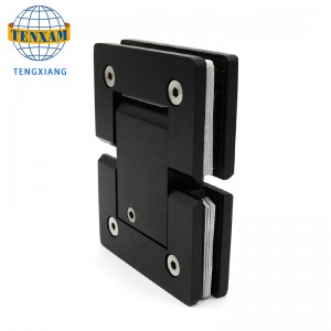 الحمام الأسود زجاج الباب المفصلي ضبط دش باب المحور المفصلي فرملس المفصلي