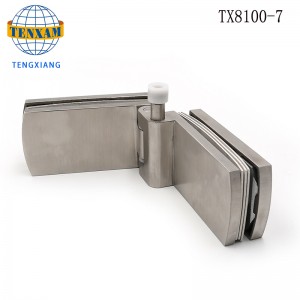 نوع خاص 180 درجة طويلة حمام كليب فندق الحمام الحمام زجاج الباب المفصلي دش