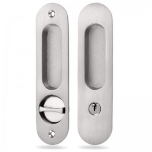 1701 قفل الباب المنزلق قفل مقبض مقبض مزلاج غير مرئي لقفل جيب جيب لانزلاق أجهزة الأثاث الخشبي