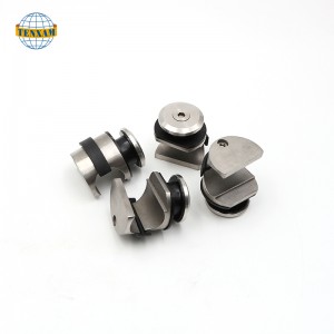 زجاج الباب انزلاق نظام انزلاق الباب شنقا الفولاذ المقاوم للصدأ انزلاق عجلات