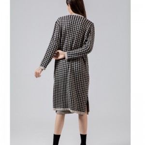 المألوف عارضة جوكر تشيانبردشيك الصوف محبوك طويل سترة معطف 69069 \\\\ ن