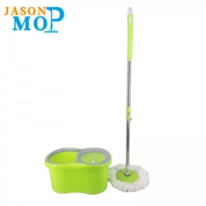 Jason Microfiber Spin MOP 360 سهلة الدورية ممسحة دلو السحر الطابق التنظيف الغزل ممسحة والدلو