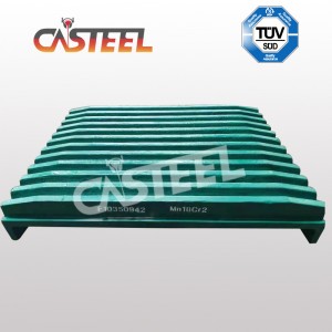 MC110 لوحة الفك الثابتة والتأرجح لكسارة موبايل Kleemann