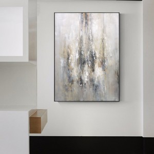 100٪ Dand-رسمت الذهبي مزخرف النفط الطلاء على قماش مجردة الفن النفط اللوحة ديكور اللوحة غرفة المعيشة