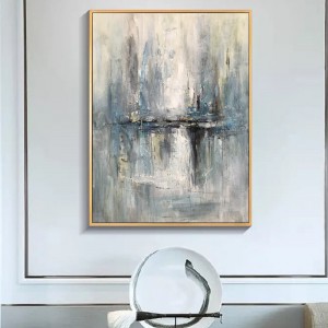 مجردة الفن النسيج قماش جدار ديكور ناحية نقية رسمت الصين النفط الطلاء لغرفة المعيشة ديكور