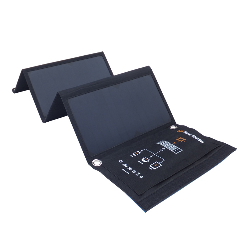 الاستفادة الأساسية للوحة الشمسية شاحن القوى الشمسية حقيبة الطاقة الشمسية 200W100W120W