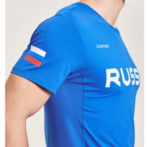 تي شيرت التدريب مصنوع من نسيج فتل الرطوبة