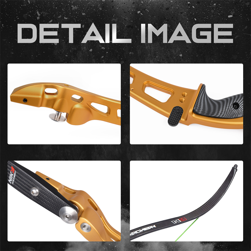 Nika Archery ET-8 68inch Recurve Bow لإطلاق النار الهدف Archer