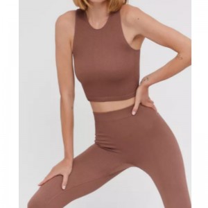 بلا أكمام مرونة الحياكة جيرسي بدلة رياضية